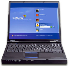 Refurbished compaq Evo N620c used laptop